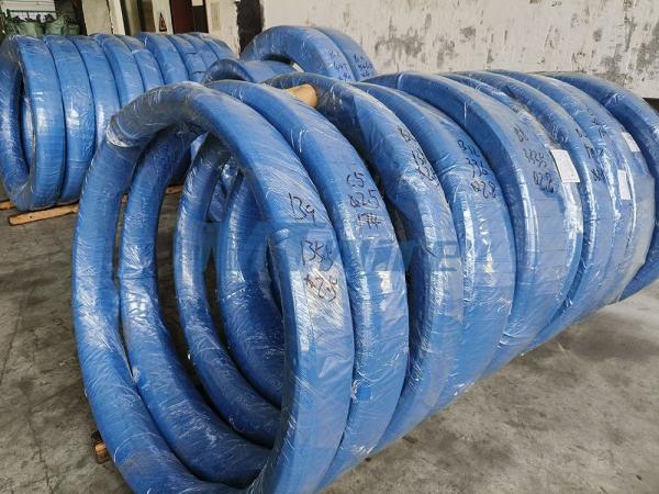 ASTMA877 FDCrV Shaped Profile Wire Oil Quenched-tempered Steel Wire